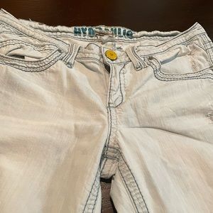 Bleached, Jean capris by Hydraulic